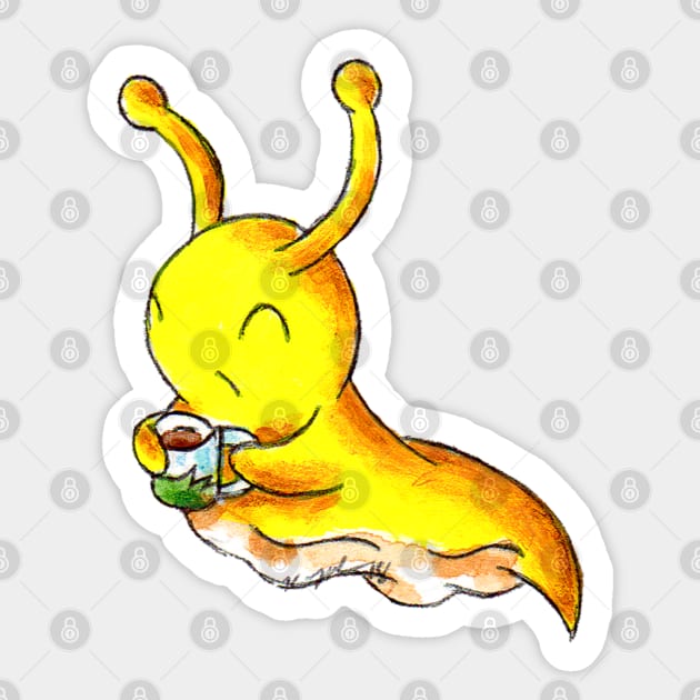 Sluggish Morning Sticker by KristenOKeefeArt